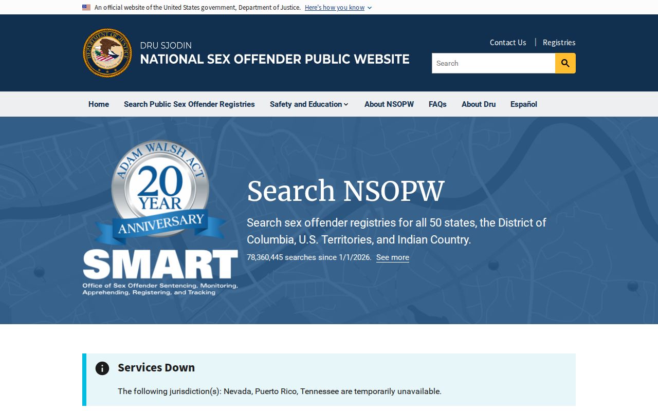 Autauga County sex offender search through the blank NSOPW portal